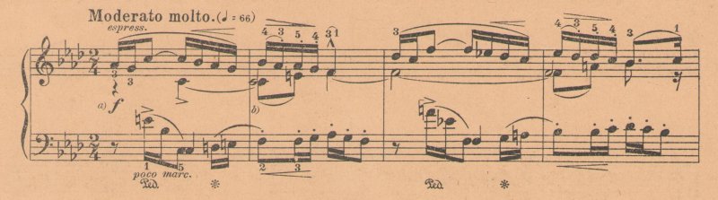 Moderato f minor